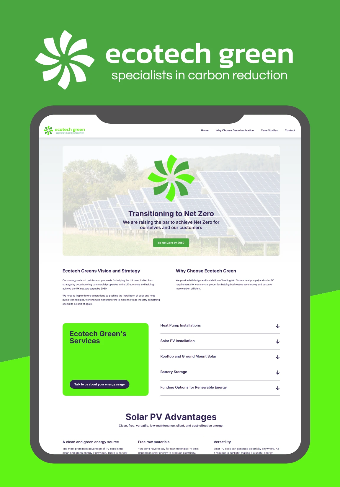 A project for Ecotech Green